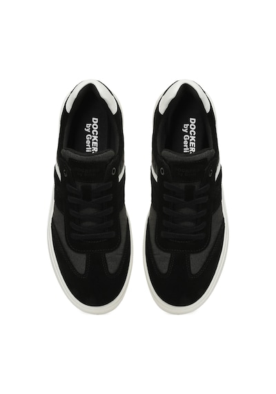 Dockers By Gerli 238055 5fx Siyah Erkek Sneaker Siyah-beyaz Siyah - Beyaz