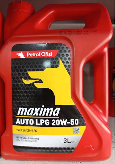 Petrol Ofisi Auto LPG 20W-50 Motor Yağı 3 L