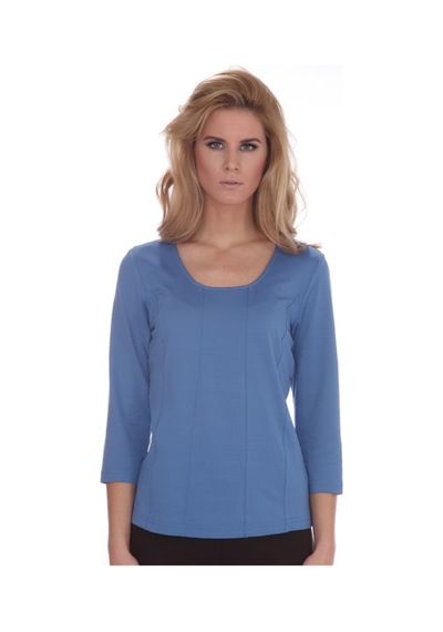 Bulalgiy Kadın Mavi Basic T-shirt - Bga396329 Mavi