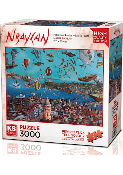 Ks Games 3000 Parça Galata Kulesi Puzzle