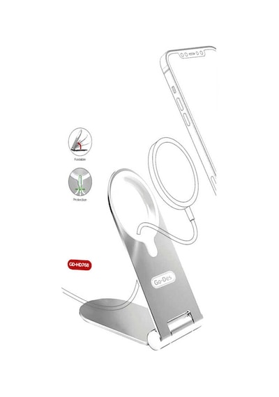 Go Des GD-HD768 Magsafe Şarj Standı - ZORE-262687 Gri