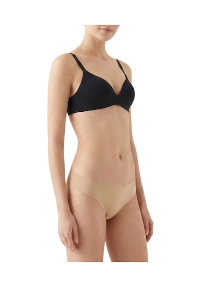 Alya Underwear Basic Lazer Kesim Kadın Bikini Külot Dikişsiz Kadın Slip - Ultra Esnek Ve Rahat 6'lı Paket Kiremit - Kahve -ten
