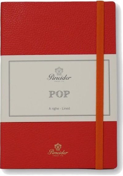 Pineider Defter Pop 14,5x21 Cm Papaya Gold Cnll002m600 Kırmızı