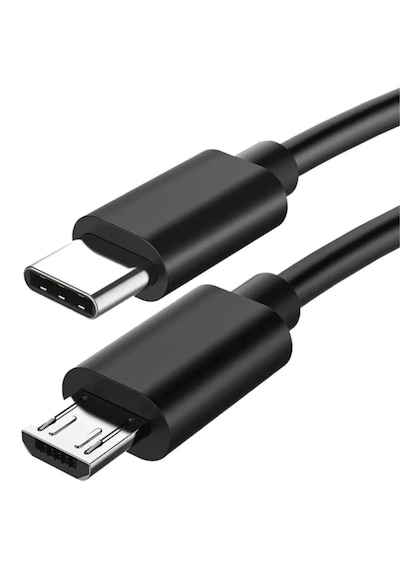 Alfais 4244 Type-c To Micro Usb Çevirici Dönüştürücü Kablo 80 Cm