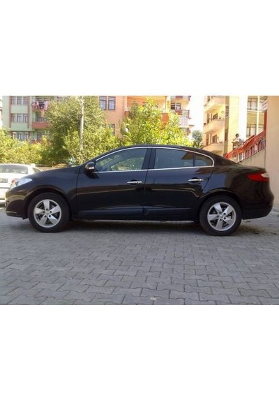 S-Dizayn  Renault Fluence Krom Cam Çıtası 2010 Üzeri 4 Prç