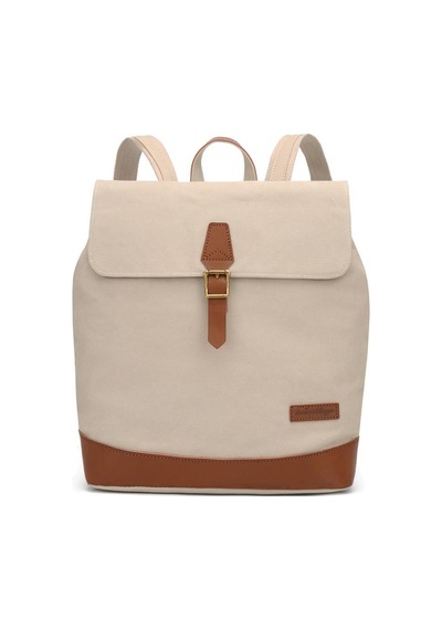 Kanvas Kumaş Kadın Sırt Çantası Smart Bags 1329 Bej