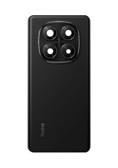 Xiaomi Redmi Note 14 Pro 5g Siyah Lensli Kamera Camlı Arka Cam Batarya Pil Kapağı Telefon Arka Kapak 15038744