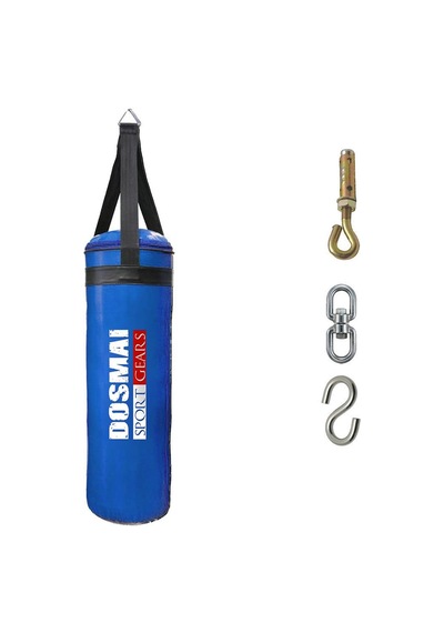 Dosmai Asma Aparatlı Ev Tipi Boks Kum Torbası 60 20 Cm Mavi Kt520 Mavi