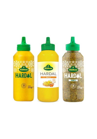 Kühne Hardal Seti 3 Lü / Normal / Ballı / Taneli