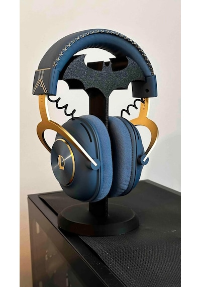 Gamer Kulaklık Standı -dekoratif Kulaklık Tutucu Siyah 22 Cm