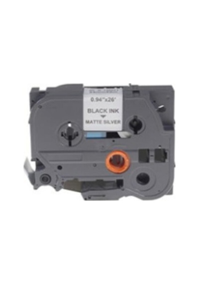 Brother P-touch Tze-m951 Gümüs Etıkete Sıyah 24mm X 8m