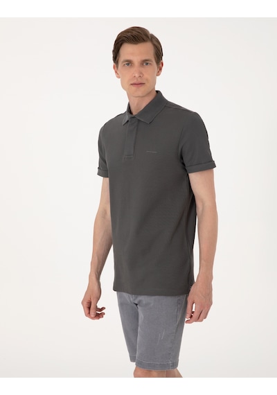 Pierre Cardin Erkek Gri Tişört Basic 50306154-vr024 Gri