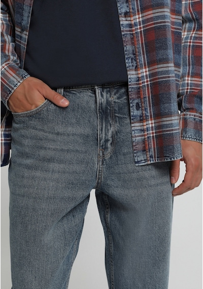 Colin's Colins Loose Straight Fit Erkek Mid İndigo Denim Jean Pantolon Cl1082621 Q1.v1 Dn45115 Colin's Colins Loose Straight Fit Erkek Mid İndigo Denim Jean Pantolon Cl1082621 Q1.v1 Dn45115
