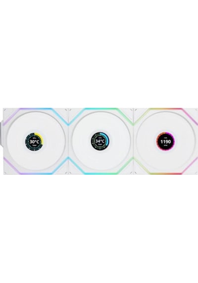 Lian Li Unı Fan Tl Wıreless Lcd 3x120mm Beyaz Kasa Fanı