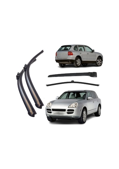 Porsche Cayenne Arka ve Ön Silecek Seti 2002-2009