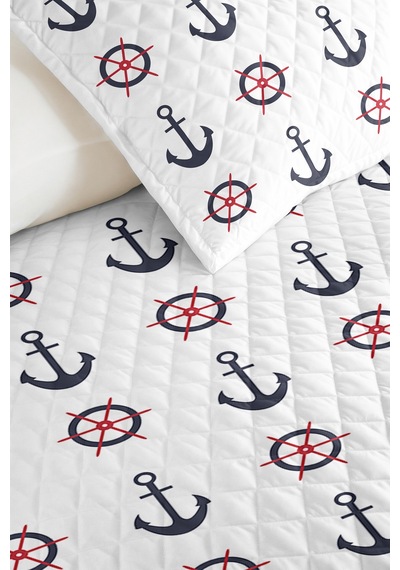 Marine Denizci Çapa Desenli Genç Odası Tek Kişilik Pike Takımı-nautical Dümen 160x220cm Yatak Örtüsü Günbatımı Kekik Nüansı Marine Denizci Çapa Desenli Genç Odası Tek Kişilik Pike Takımı-nautical Dümen 160x220cm Yatak Örtüsü Günbatımı Kekik Nüansı