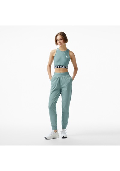 Under Armour Heatgear Rib Kadın Yeşil Bra 1388694