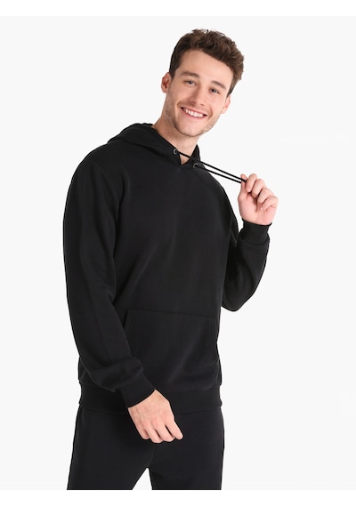 Colin's Colins Regular Fit Basic Siyah Erkek Sweatshirt Cl1059712 Siyah