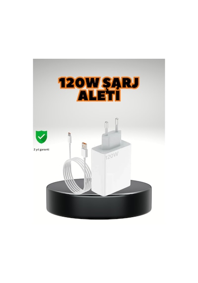 120 Watt Ultra Hızlı Şarj Seti Realme 7 8 9 Pro Uyumlu 01966344
