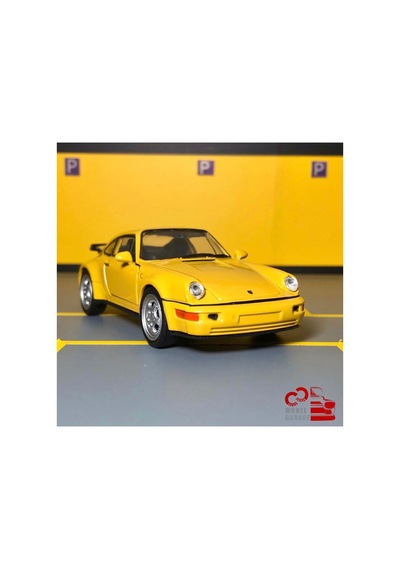 Porsche 911 Turbo 1/36 Ölçek C&c Model Garage Çek Bırak Diecast Metal Model Oyuncak Araba