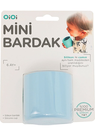 Mini Bardak Mineral Blue 4 Adet Çok Renkli