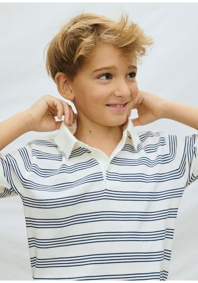 Mayoral Erkek Çocuk Polo T-shirt 6162 Krem