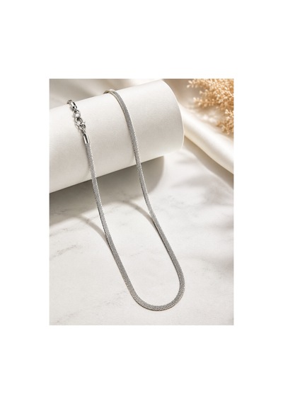 Paslanmaz Çelik Kolye 60cm 2.5mm Gümüş - 910318606 Gümüş