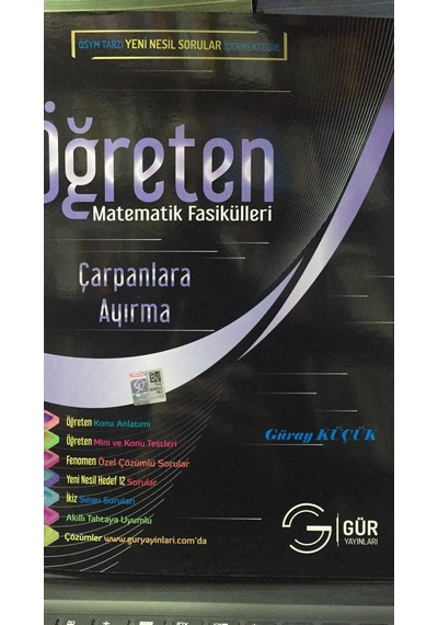 Gür Öğreten Matematik Fasikülleri - Çarpanlara Ayırma 2020
