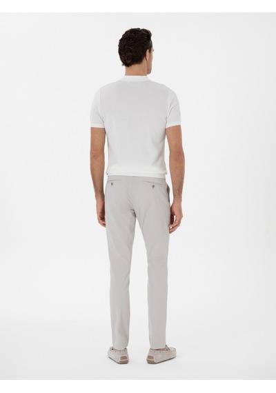 Cacharel Taş Slim Fit Pamuk Karışımlı Kanvas Pantolon Gri Cacharel Taş Slim Fit Pamuk Karışımlı Kanvas Pantolon Gri