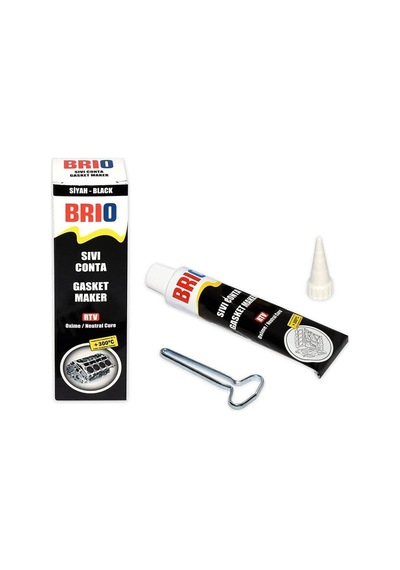 Brio 0103-ss85s Sıvı Conta, 85 Gr Rtv, Siyah Genel