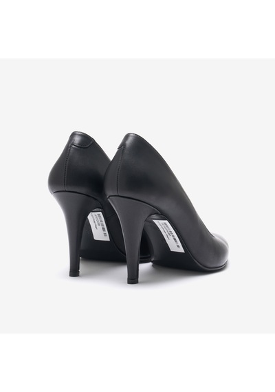 101 Siyah Deri Topuklu / Stiletto Kadın Tu-2400-s Giuseppe Mengoni