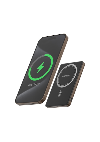 Lapas Lp-pw003 Ultra İnce Hızlı Şarj Özellikli Wireless Powerbank 5000mah 15w Gold