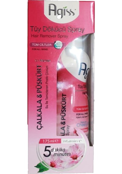 Agiss Tüm Ciltler için Tüy Dökücü Sprey 175 ML