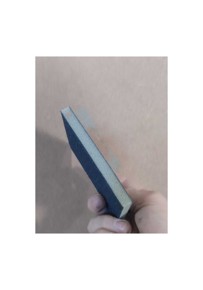 9.5 X 12.5 Cm Yassı Sünger Zımpara 180 Kum 1 Adet Takoz Blok Flex Taşlama Ahşap El İnce İş Zımparası