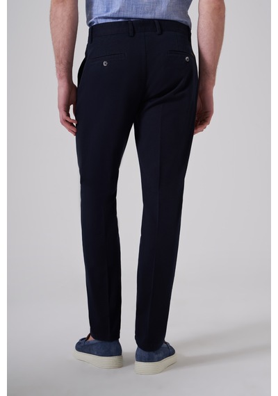 Morven Erkek Lacivert Pamuk Trend Dynamic Fit Chino Pantolon 26ks003006200 Lacivert