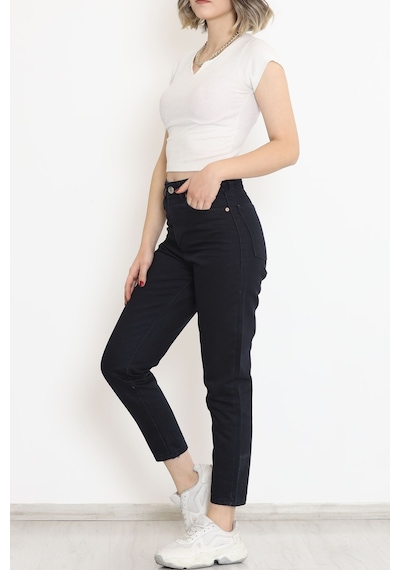 Mokashopin - Boyfriend Kot Pantolon Koyulacivert - 11917.1431. 001