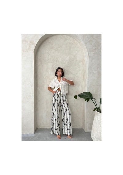 Verymoda Nakışlı Pantolon D2863 Taş