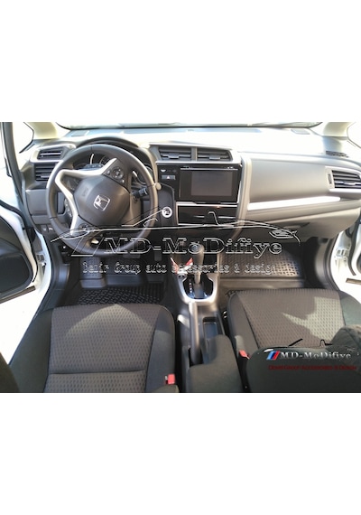 Honda Jazz Havuzlu 3D Paspas. Honda Jazz Paspas. 2015- Ve Üzeri
