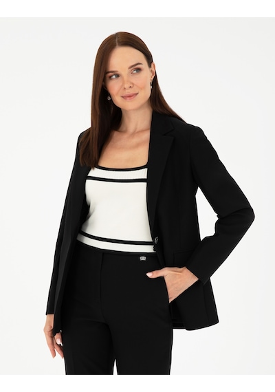 Pierre Cardin Kadın Siyah Ceket 50282093-vr046 Siyah