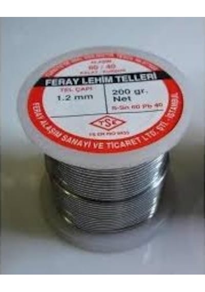 Bayşenelektronik Feray Lehim Teli 200Gr 1.2Mm 60/40