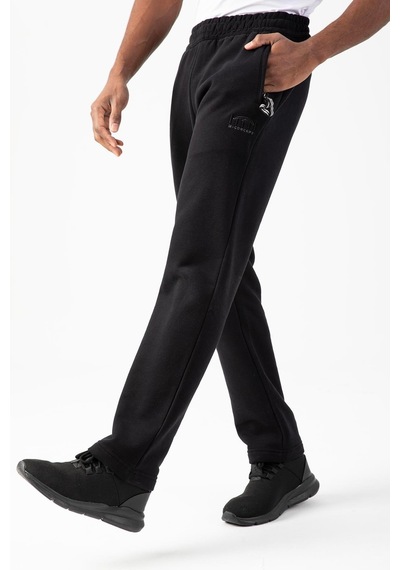 Maraton Sportswear Comfort Erkek Düz Paça Basic Siyah Eşofman Altı 21845-siyah Siyah