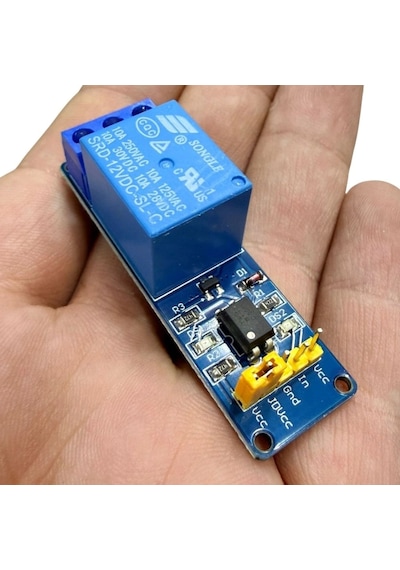 1 Kanal 12v Röle Kartı Optocoupler Korumalı