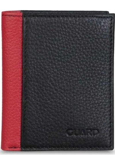 Guard Siyah/kırmızı Mini Deri Erkek Cüzdan - Grd2403xw22505 Siyah
