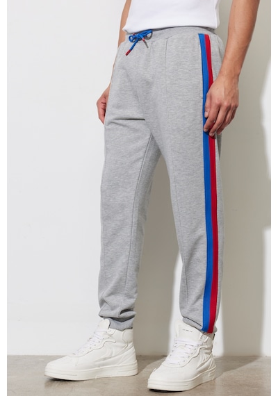 Ac&Co / Altınyıldız Classics Erkek Grı Melanj Standart Fit Normal Kesim Pamuklu Çizgili GRI MELANJ Ac&Co / Altınyıldız Classics Erkek Grı Melanj Standart Fit Normal Kesim Pamuklu Çizgili GRI MELANJ
