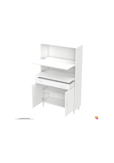 Modilayn Vio 90x163,4x32,5 Cm Yeni Çekmeceli, Kapaklı, Ekmeklikli, Çok Amaçlı Mutfak Dolabı. Beyaz Modilayn Vio 90x163,4x32,5 Cm Yeni Çekmeceli, Kapaklı, Ekmeklikli, Çok Amaçlı Mutfak Dolabı. Beyaz