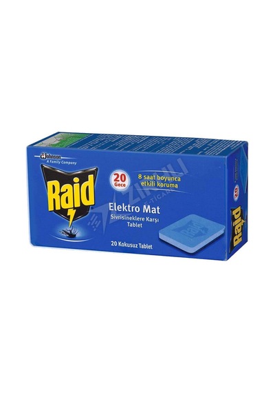 Raid Elektro Mat Tablet 20 Li