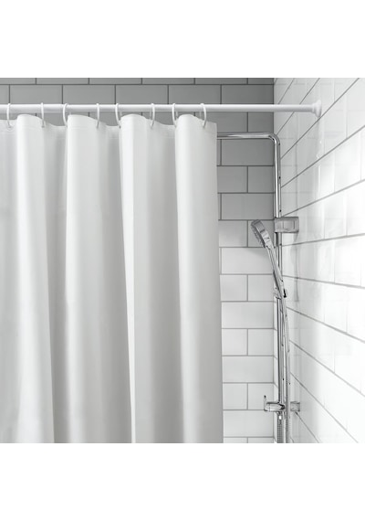 Nordrönn Duş Perdesi, Beyaz, 180x200 Cm, Banyo Diğer