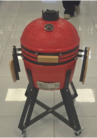 Chefden Pro 16 Seramik Kömürlü Barbekü Kırmızı