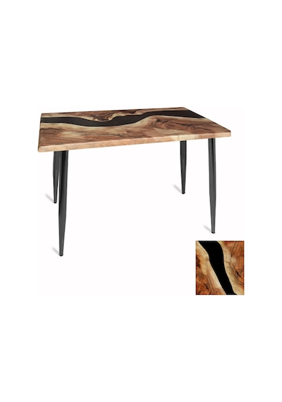 Manolya Mutfak Masası 70x120 Esb Werzalit, Wermodin Ve Allzalit Tabla - Epoxy Çok Renkli Manolya Mutfak Masası 70x120 Esb Werzalit, Wermodin Ve Allzalit Tabla - Epoxy Çok Renkli