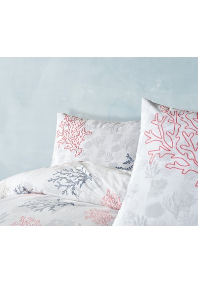Doqu Home Marine Nevresim Takımı Marina Çift Kişilik - Beyaz